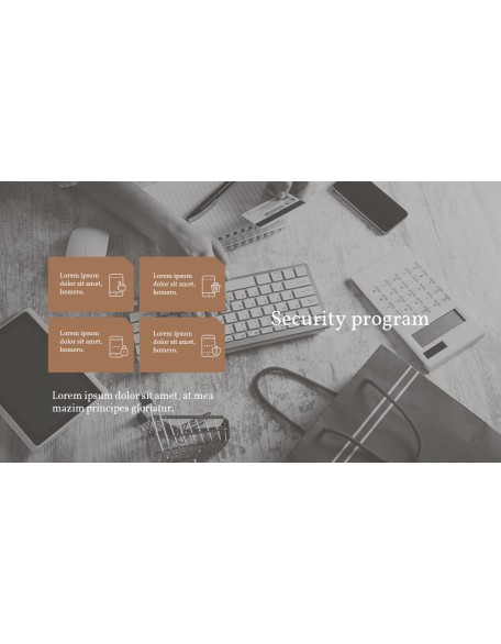 Online Shopping mall Proposal Presentation Templates