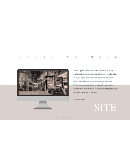 Online Shopping mall Proposal Presentation Templates