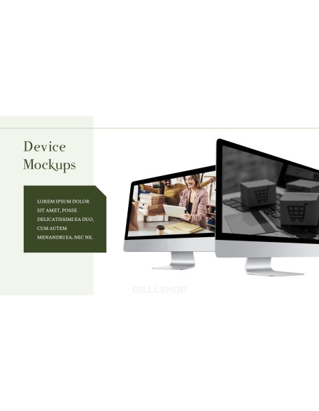 Online Shopping mall Proposal Presentation Templates