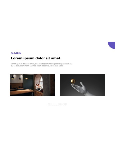 Simple Project Headline Business Presentation Examples