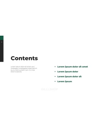 Business Project Minimal presentation slide design