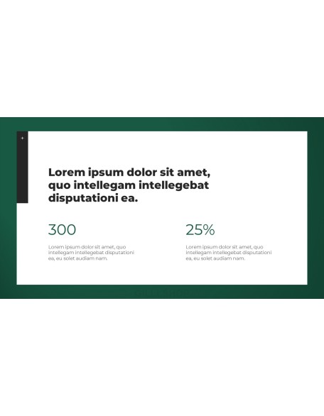 Business Project Minimal presentation slide design