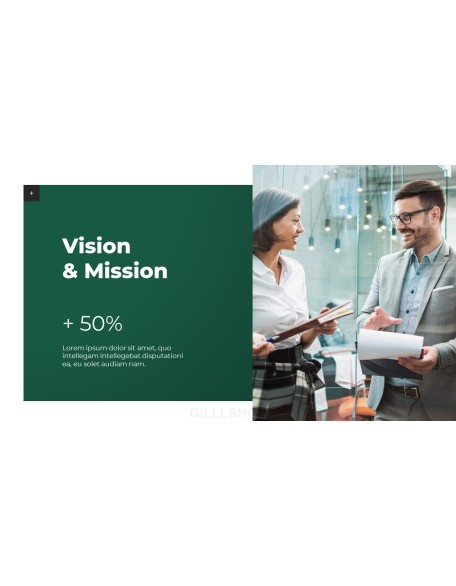 Business Project Minimal presentation slide design