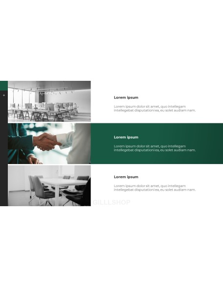 Business Project Minimal presentation slide design