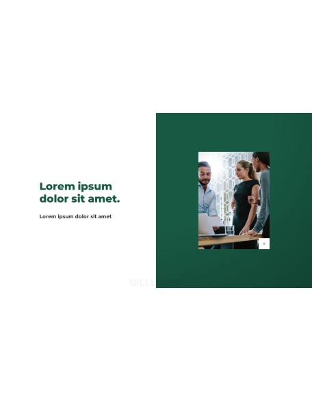Business Project Minimal presentation slide design