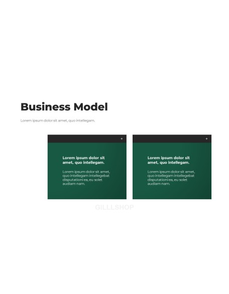 Business Project Minimal presentation slide design