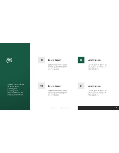 Business Project Minimal presentation slide design