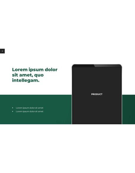 Business Project Minimal presentation slide design