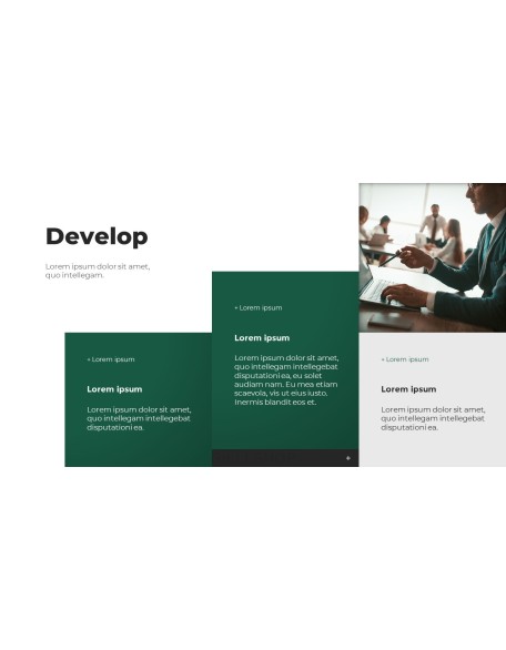 Business Project Minimal presentation slide design