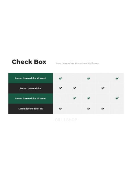 Business Project Minimal presentation slide design