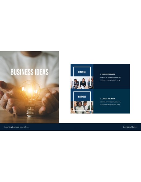 Learning Business Innovation elegant ppt templates