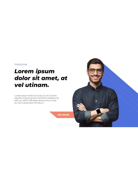 Long Shadow Concept Simple Business plan PPT Download