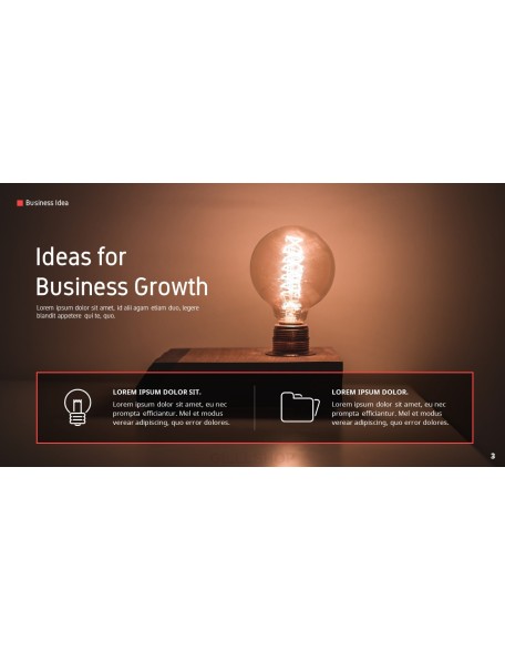 Business Idea template design