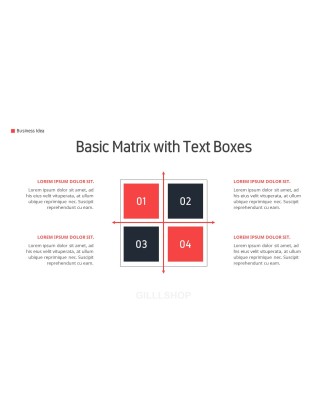 Business Idea template design