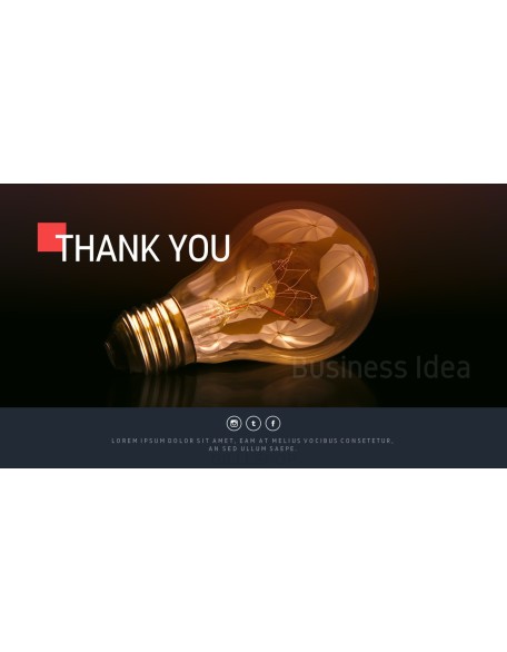 Business Idea template design
