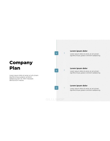 About Our Great Company Simple Theme Presentation Templates