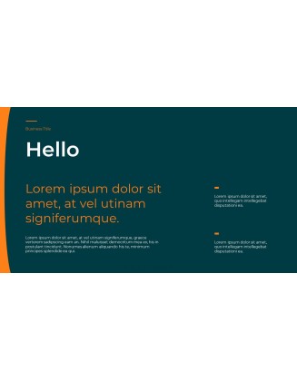 Simple Colors Business Deck Business plan PPT Templates
