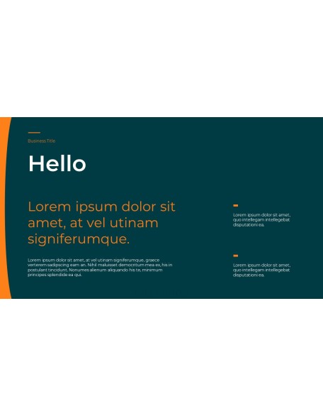 Simple Colors Business Deck Business plan PPT Templates