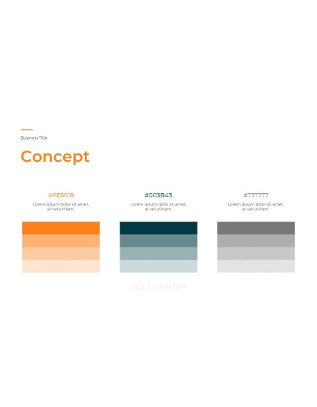 Simple Colors Business Deck Business plan PPT Templates