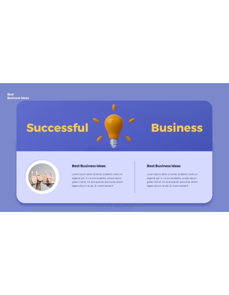 Best Business Ideas Easy PowerPoint Design