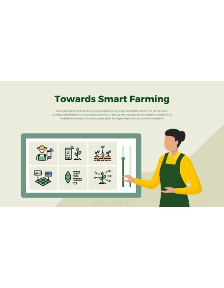 Smart Farming Technology Business Presentation Templates