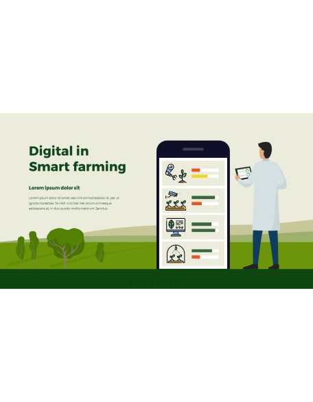 Smart Farming Technology Business Presentation Templates