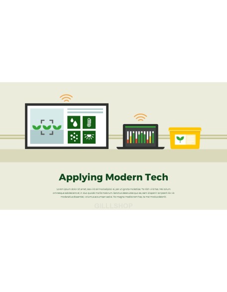 Smart Farming Technology Business Presentation Templates