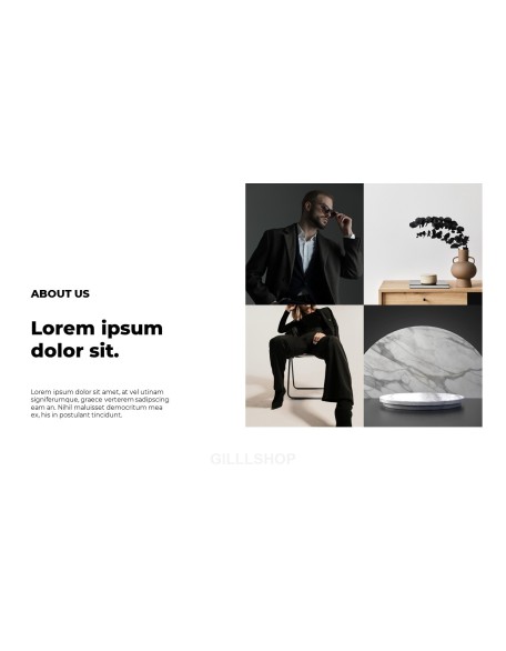 Minimal Business Presentation PowerPoint Templates Design