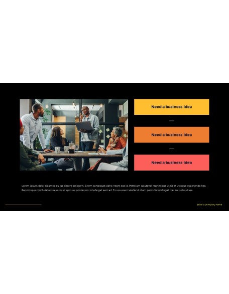 Need a Business Idea company profile template design