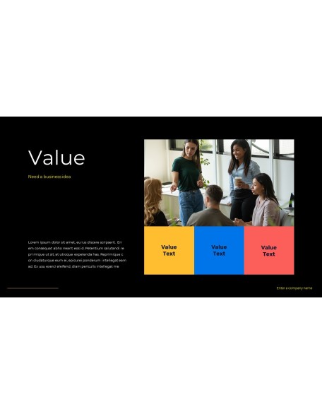 Need a Business Idea company profile template design