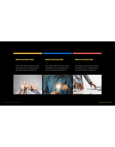 Need a Business Idea company profile template design