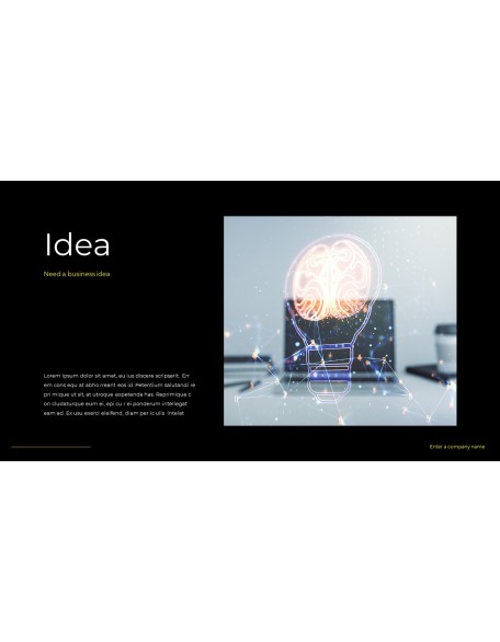 Need a Business Idea company profile template design