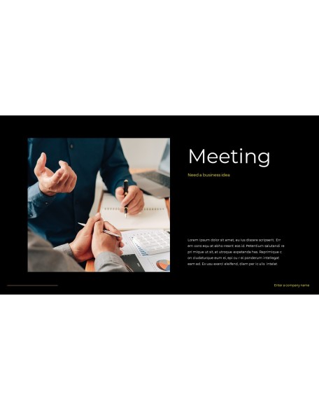 Need a Business Idea company profile template design