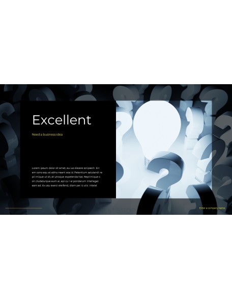 Need a Business Idea company profile template design