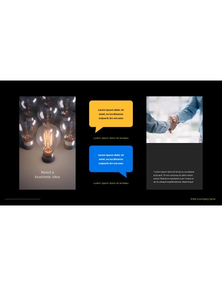 Need a Business Idea company profile template design