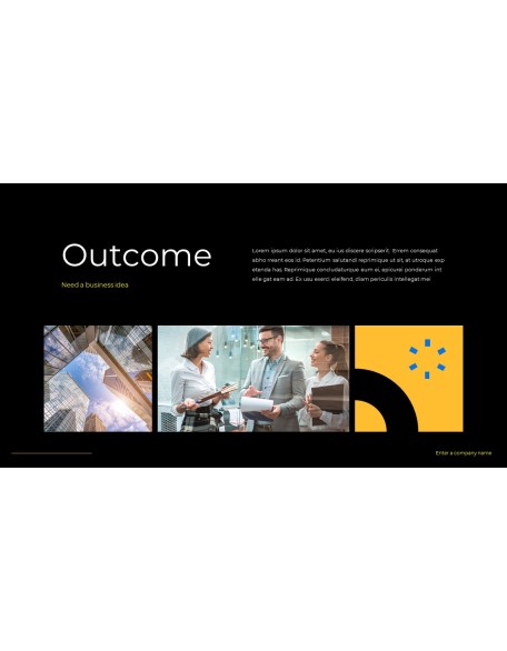 Need a Business Idea company profile template design