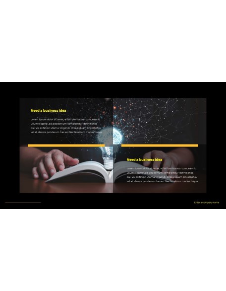 Need a Business Idea company profile template design