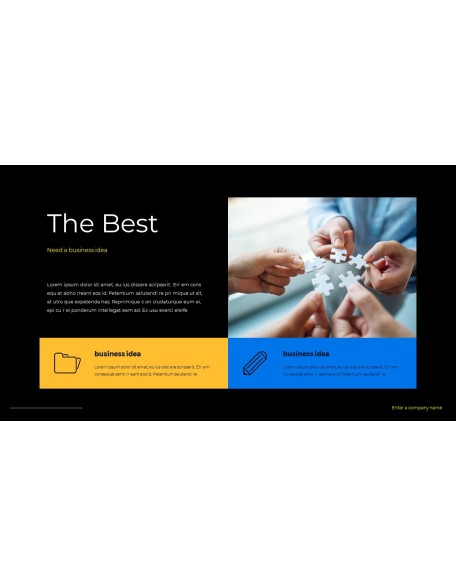 Need a Business Idea company profile template design