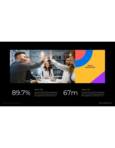 Need a Business Idea company profile template design