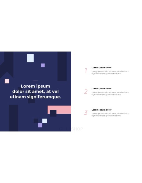 Simple Pattern Background Project Deck PowerPoint Business Templates