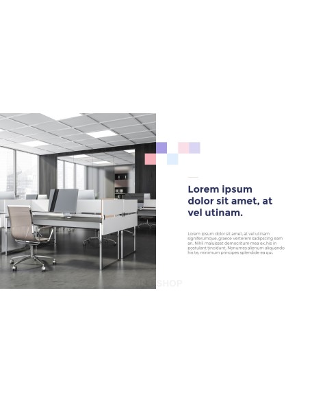 Simple Pattern Background Project Deck PowerPoint Business Templates