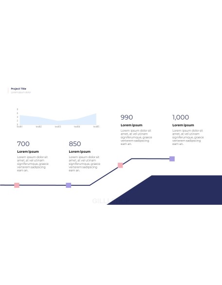 Simple Pattern Background Project Deck PowerPoint Business Templates