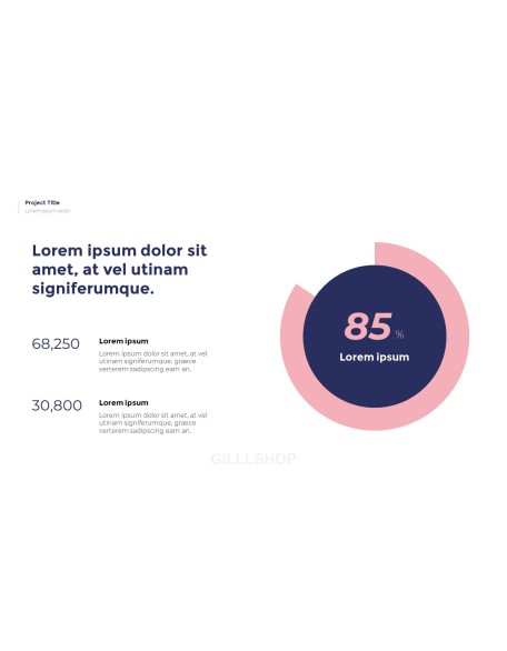 Simple Pattern Background Project Deck PowerPoint Business Templates