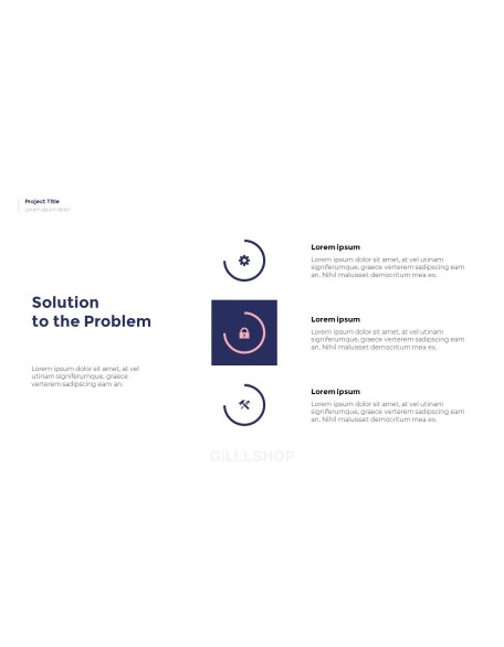 Simple Pattern Background Project Deck PowerPoint Business Templates