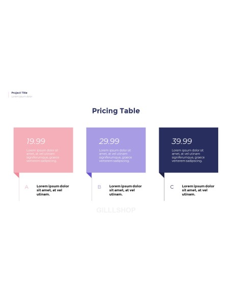 Simple Pattern Background Project Deck PowerPoint Business Templates
