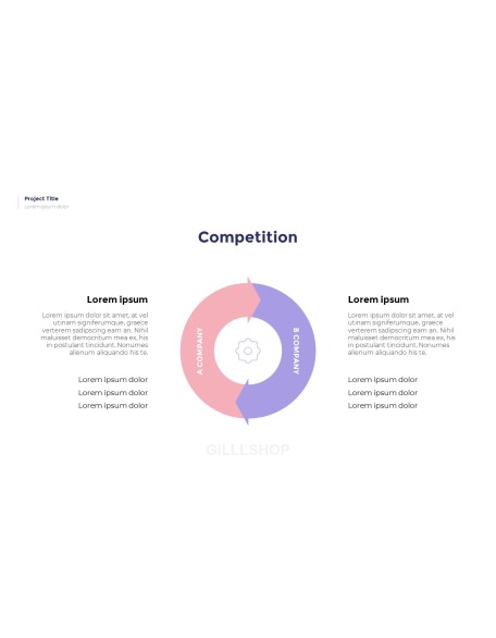 Simple Pattern Background Project Deck PowerPoint Business Templates