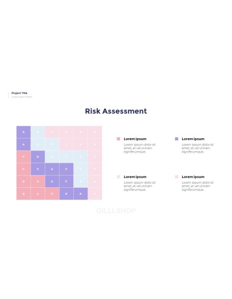 Simple Pattern Background Project Deck PowerPoint Business Templates