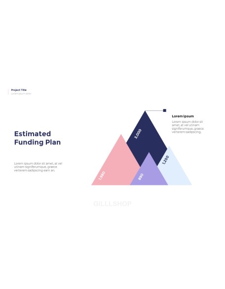 Simple Pattern Background Project Deck PowerPoint Business Templates