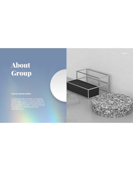 Holographic Minimal Multipurpose Easy PPT Template