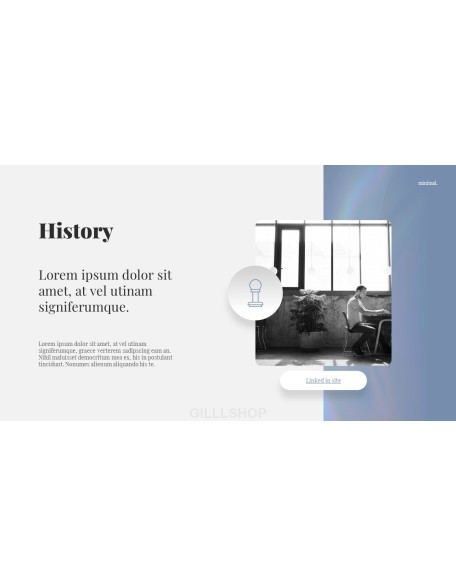 Holographic Minimal Multipurpose Easy PPT Template